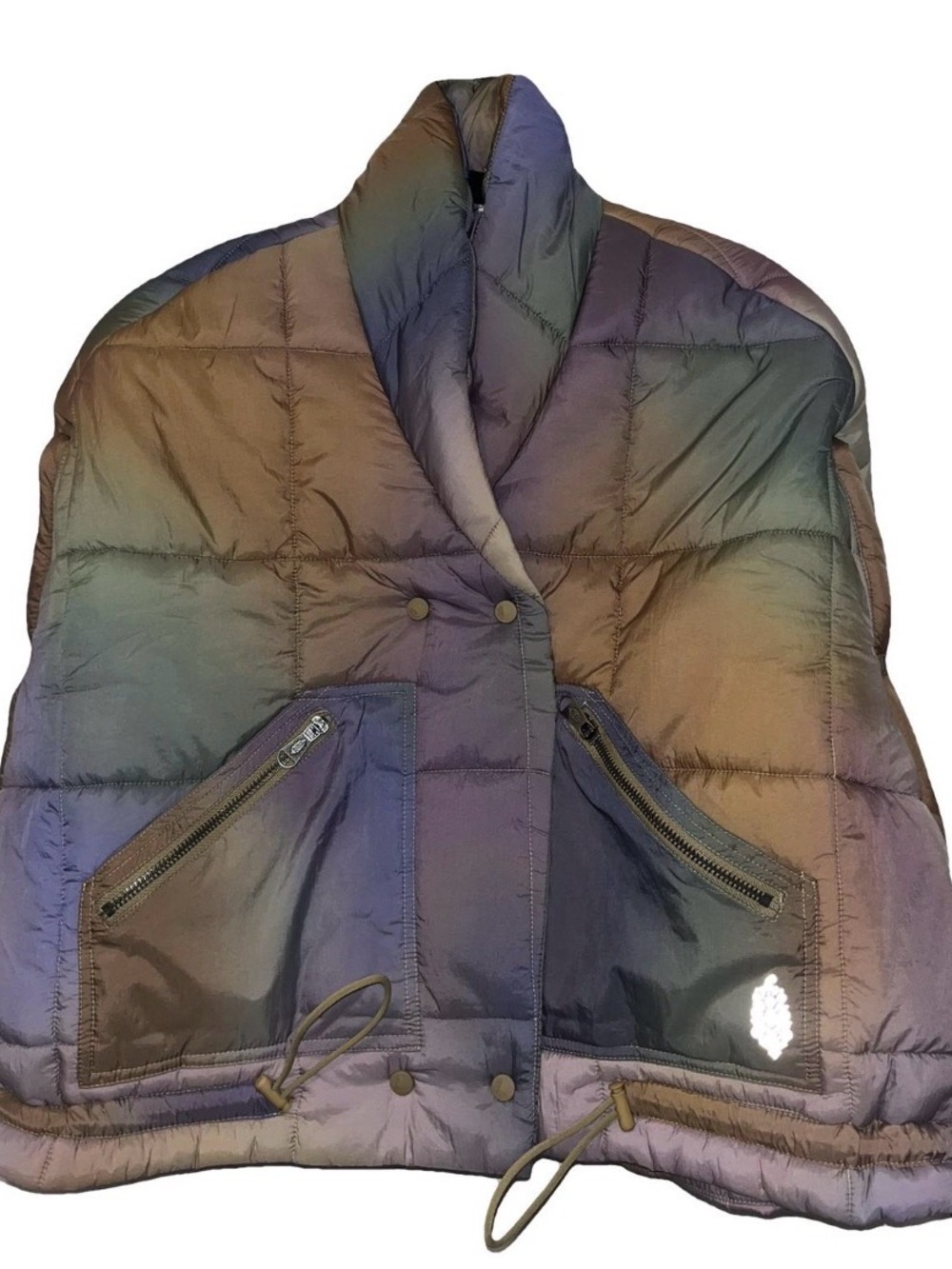Free People Movement Follow my Tracks hike 
Poncho